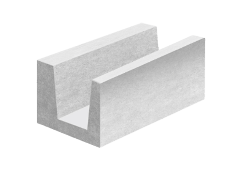 U-блок ЕАБ D500 400х250х500 мм