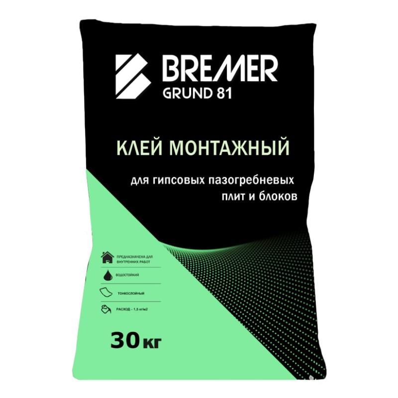 Смесь кладочная для ПГП BREMER GRUND 82 зимний 30 кг